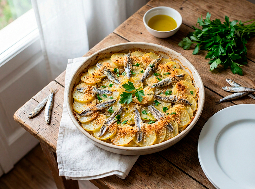 Tiella di alici (Anchovy Tiella)